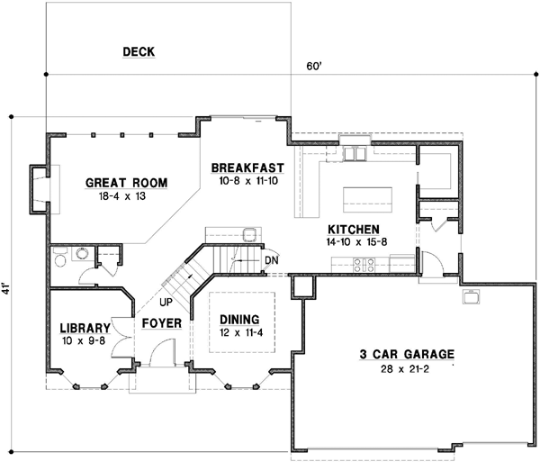 Main Floor Plan: 21-380
