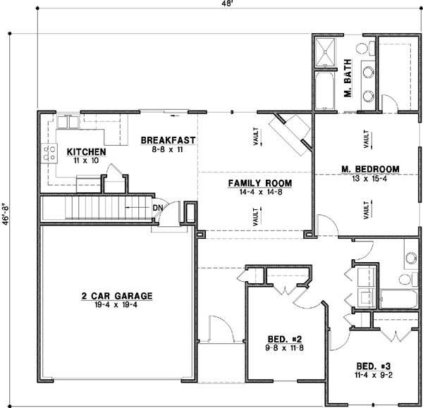 Main Floor Plan: 21-381