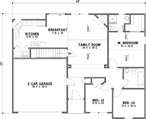 Main Floor Plan: 21-382