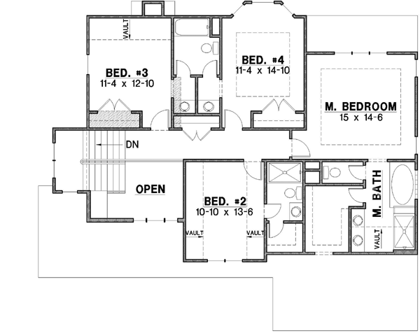 Upper/Second Floor Plan: 21-385