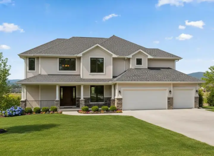 Traditional house plans 21-387 - front exterior, 2,820 sq ft, 4 bed, 3 bath house plans | Monster House Plans