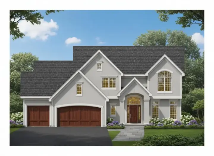 Traditional house plans 21-388 - front exterior, 2,517 sq ft, 4 bed, 3 bath house plans | Monster House Plans