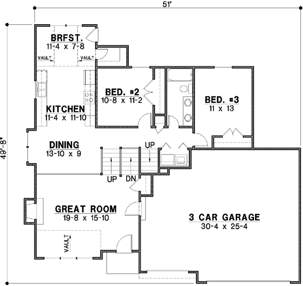 Main Floor Plan: 21-389