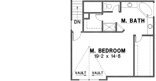 Upper/Second Floor Plan: 21-389