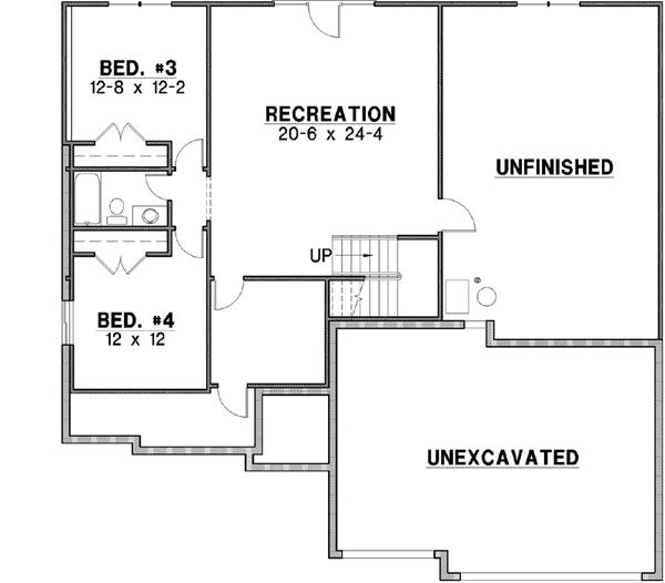 Lower Floor Plan: 21-390