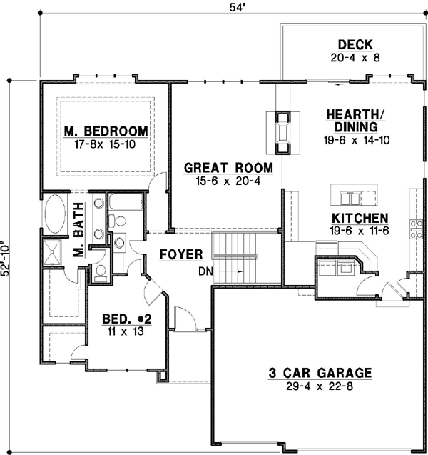 Main Floor Plan: 21-390