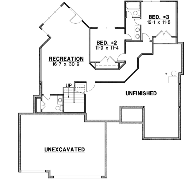 Lower Floor Plan: 21-392