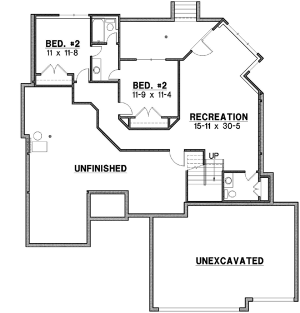 Lower Floor Plan: 21-394