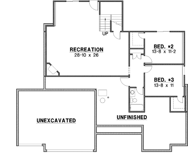 Lower Floor Plan: 21-396