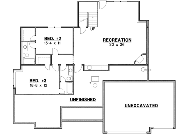 Lower Floor Plan: 21-397
