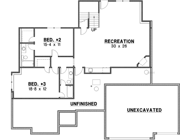 Lower Floor Plan: 21-398