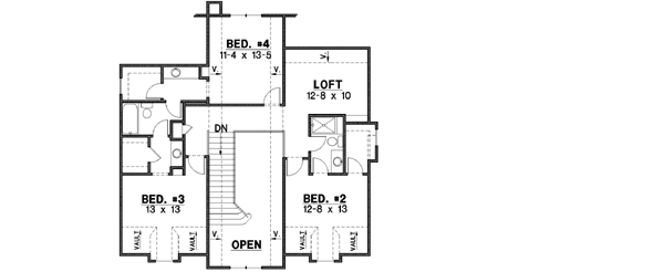 Upper/Second Floor Plan: 21-399
