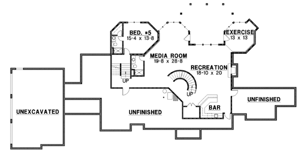 Lower Floor Plan: 21-403