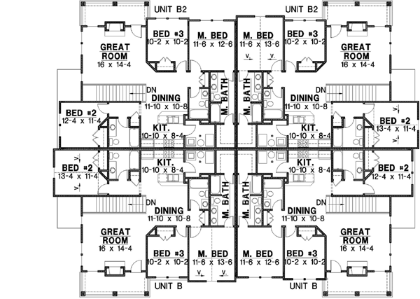 Upper/Second Floor Plan: 21-404