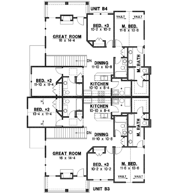 Upper/Second Floor Plan: 21-406