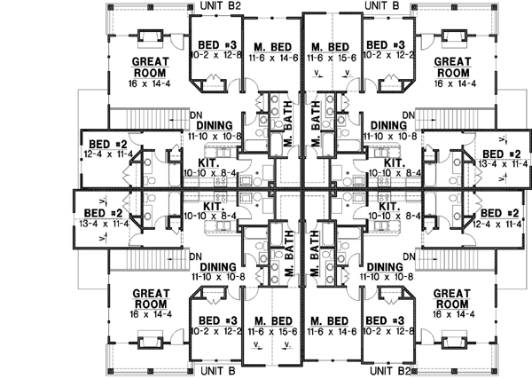 Upper/Second Floor Plan:21-408