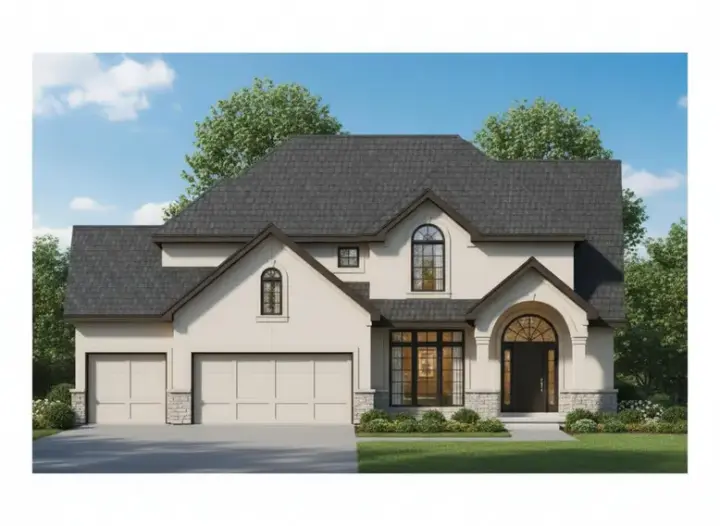 Traditional house plans 21-410 - front exterior, 2,605 sq ft, 4 bed, 3 bath house plans | Monster House Plans