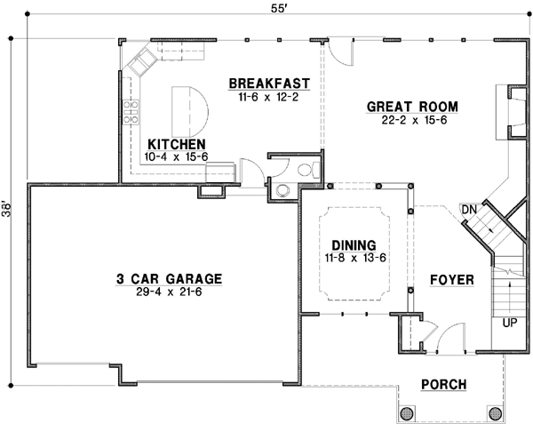 Main Floor Plan: 21-410