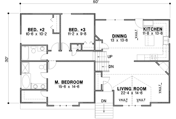 Main Floor Plan: 21-411