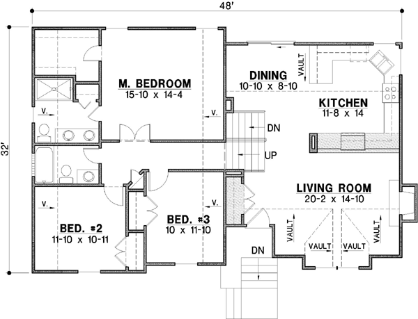 Main Floor Plan: 21-413