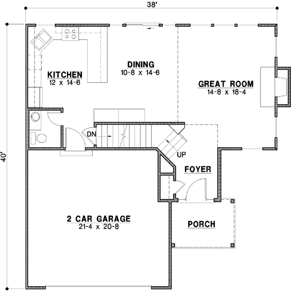 Main Floor Plan: 21-414
