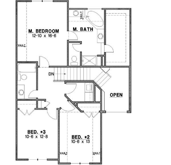Upper/Second Floor Plan: 21-414