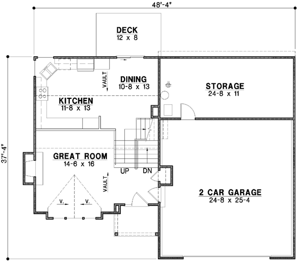 Main Floor Plan: 21-416
