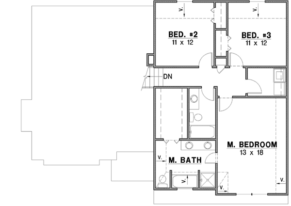 Upper/Second Floor Plan: 21-416