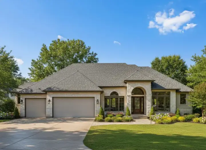 Mediterranean house plans 21-417 - front exterior, 3,605 sq ft, 4 bed, 4 bath house plans | Monster House Plans