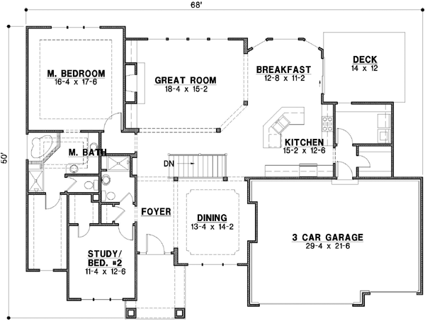 Main Floor Plan: 21-418