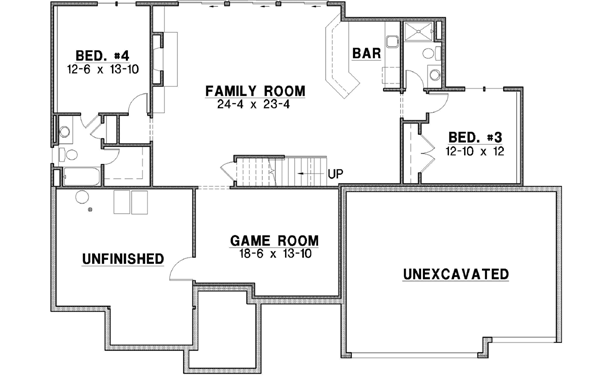 Lower Floor Plan: 21-421