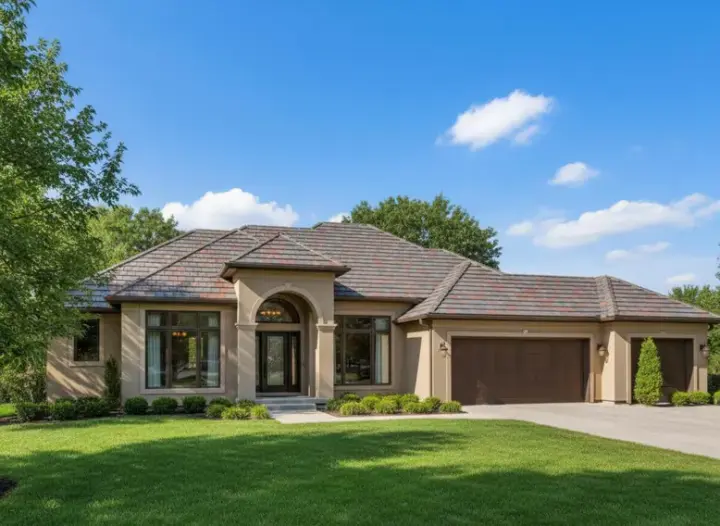 Traditional house plans 21-422 - front exterior, 3,630 sq ft, 4 bed, 2 bath house plans | Monster House Plans