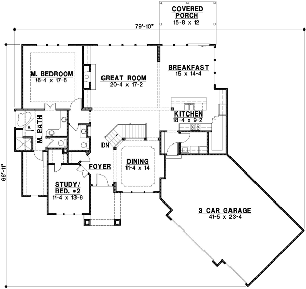 Main Floor Plan: 21-422