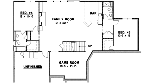 Lower Floor Plan: 21-424