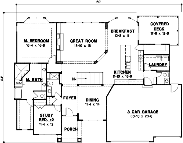 Main Floor Plan: 21-424