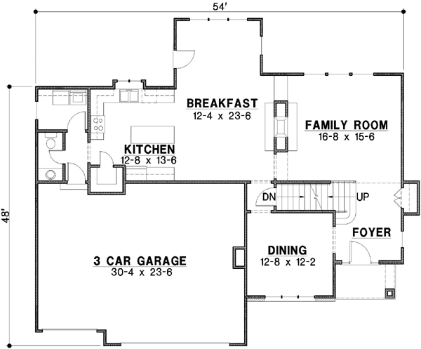 Main Floor Plan: 21-425