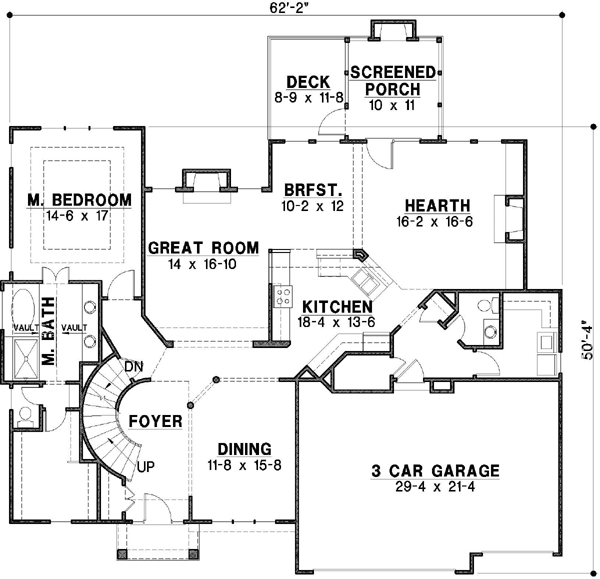 Main Floor Plan: 21-426
