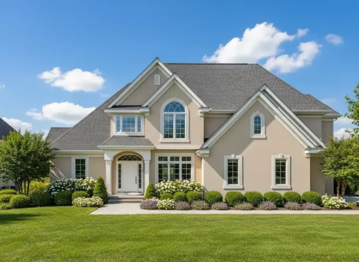 Traditional house plans 21-428 - front exterior, 3,153 sq ft, 4 bed, 3 bath house plans | Monster House Plans