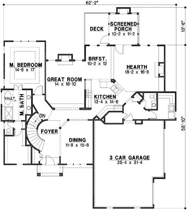 Main Floor Plan: 21-428