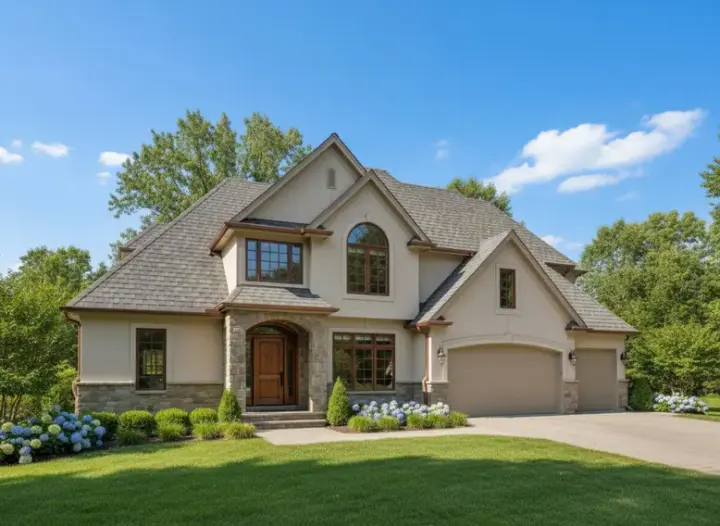 Traditional house plans 21-429 - front exterior, 3,104 sq ft, 4 bed, 3 bath house plans | Monster House Plans