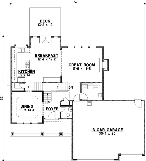Main Floor Plan: 21-433
