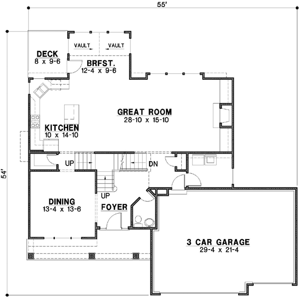 Main Floor Plan: 21-434