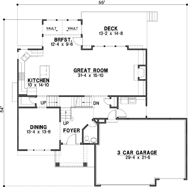 Main Floor Plan: 21-435