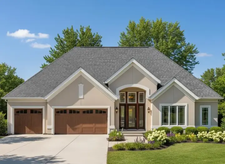 Traditional house plans 21-436 - front exterior, 3,640 sq ft, 4 bed, 3 bath house plans | Monster House Plans