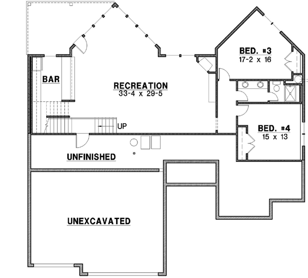 Lower Floor Plan: 21-436