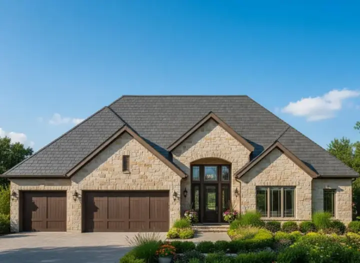 Traditional house plans 21-437 - front exterior, 3,486 sq ft, 3 bed, 3 bath house plans | Monster House Plans