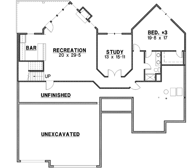 Lower Floor Plan: 21-437