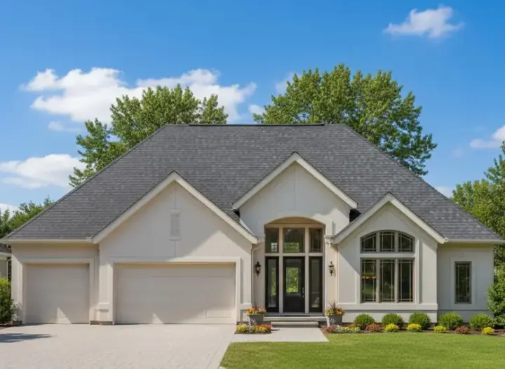Traditional house plans 21-438 - front exterior, 3,266 sq ft, 3 bed, 3 bath house plans | Monster House Plans