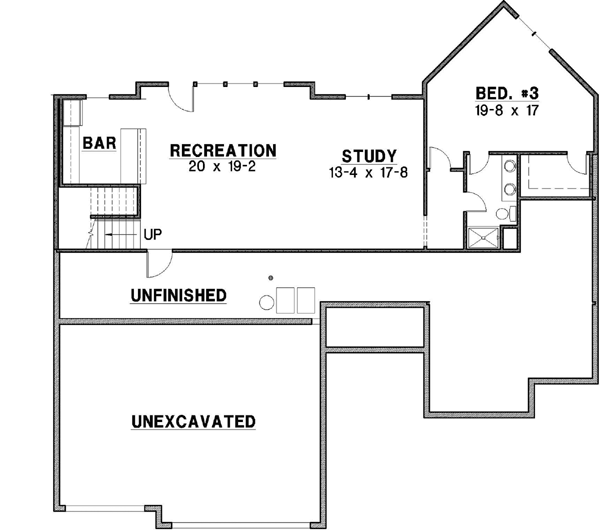Lower Floor Plan: 21-438