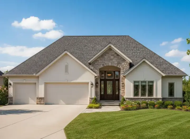 Traditional house plans 21-439 - front exterior, 3,986 sq ft, 5 bed, 4 bath house plans | Monster House Plans